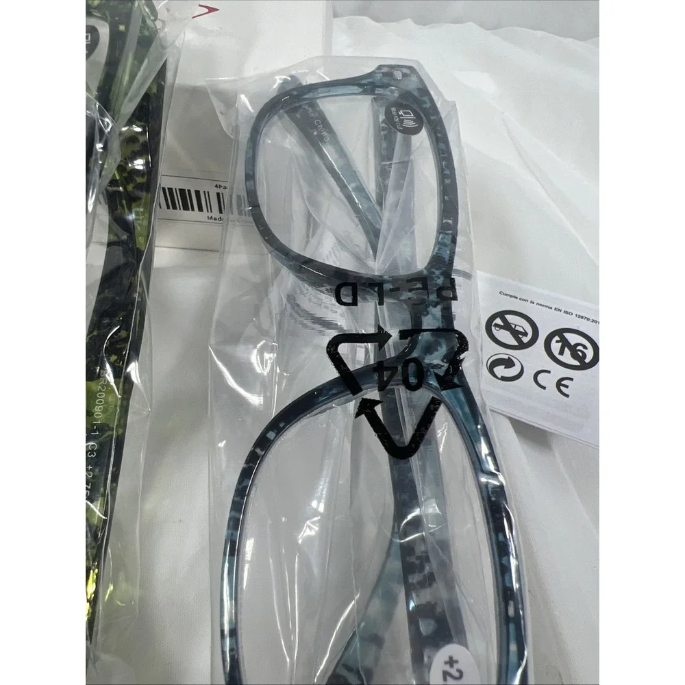 4 Pairs Wenzhou Dongtian Blue Light‎ Reading Glasses +2.75